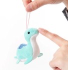 Japan Amuse Dinosaur Kingdom Mascot Plush Charm Strap Kawaii Cute Doll Keychain