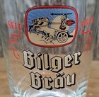 Bilger Br  u Seit  est  1821 German Beer Glass 0 3l Vintage 