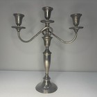 Towle Silver-plated Candelabra Pair 3 Candle Light 735 Weighted   Reinforced