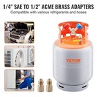 Refrigerant Recovery Reclaim 30lb Cylinder Tank 400 Psi Liquid Rated Y Valve