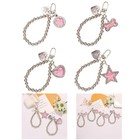 Female Cute Beaded Phone Shell Pendant Accessories Package Decoration Keychain
