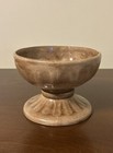 Vintage Hobbyist Handmade Pottery Planter Brown Glazed Pedestal Cache Pot