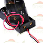 5pcs Battery Holder Case Box With 4  Wire Leads For 2x Series Aa Batteries 3v Us