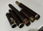 Antique 4pc Rosewood Unbranded Baroque Flute 8 Holes 23 5    Vintage