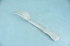 Tiffany English King Sterling Silver 7-1 2  Dinner Fork No Monogram