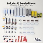 1 400 Scale Airport Ground Service Equipment  gse   96-pieces For Model Airport