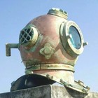 Antque Diving Helmet Us Navy Mark V Deep Sea Marine Old Scuba Divers Helmet