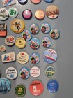 Vintage Pinback Button Lot Canada   Usa     Political  Tourism  Advertising 100pcs