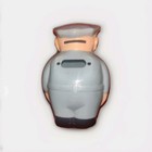 1950 s Humble Oil Gas Station Attendant Piggy Bank Coin Bank  fat Man  Advertise