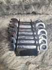Gearwrench 7pc Sae Stubby Combination Ratcheting Wrench Set Mixed Metric And Sae