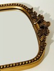 Primrose Gold Mirrored Glass Vanity Tray Small Rectangular 