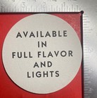 Lucky Strike Cigarettes  4 Inch Round Beer Coaster