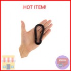 4 Inch Carabiner Clip Spring Snap Hook Black Heavy Duty Steel Clip Link Buckle 1