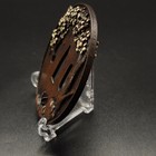 Japanese Tsuba Sword Guard Copper Cherry Blossom Design Gold Silver Plating