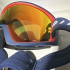 Giro Snowboarding ski Goggles  Yellow Semi Transparent Lens  Colorado Blue Strap