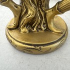 Pixie Elf Vase  Gold Japan Hand Painted Vintage 11 