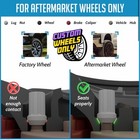 24 Pcs M14x1 5 14x1 5 Thread Short Truck 1 50  Long Lug Nuts 7 Spline Black