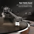All-in-one Vintage Record Player High Fidelity Belt Drive Turntable For Vinyl   