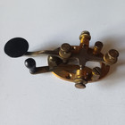 Telegraph Key Straight Morse Code Legless Spring Signal Electric Ham Radio Brass