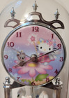 Vintage 2004 Sanrio Hello Kitty Fairy Dome Carousel Clock  rare  Y2k