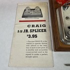 Vtg Film Splicer 8mm Craig Jr Splicer W  Original Box 8-16mm Film Junior Splicer