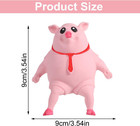 Pink Pig Stress Relief Soft Squishy Pig For Kids   Adults