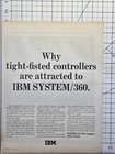 Ibm System 360 Computer System With A Future-  Engineering Vintage Print Ad 1965