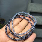 10pcs Wholesale Natural Grey Moonstone Crystal Quartz Beads Bracelet 3 5mm-4mm