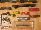 Lot Of Model Train Parts Engine N Scale Amtrak Tyco Tracks Trains Track Old Read