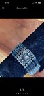 Vintage Sterling Silver Mexican Boho Taxco Bracelet 7    41 Grams Tribal Design 