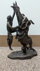 C  M  Russell  where The Best Riders Quit  Bronze Sculpture  10 00  X 6 00  X 5 