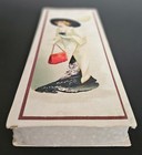 Vintage Art Neuveau Chocolate Box With Beautiful Woman From The 20 s On Lid