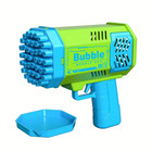 Kids Automatic 40 Hole Bubble Gun Blower Machine Light Outdoor Game Toy Gift