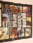 Grand Theft Auto San Andreas Poster And Map Authentic Sony Playstation Vg Shape