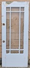 32 x78 x1 75  Antique Solid Wood Wooden Front Entry Mission Door 9 Windows Glass