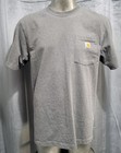 Lot Of 3 - Carhartt K87 Cotton Blend T-shirt Original Fit W pocket Workwear Med 