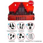 M12 Milling Machine Clamping Set Clamp Kit Tool Pressure Plate Group Iron 58pcs