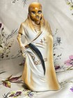 Ceramic Antique Grim Reaper Skeleton Poison Apothecary Sake Bottle Made In Japan