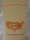 1972 Vintage A w Root Beer Plastic Cup 1 Quart Extremely Scarce Htf Unused    