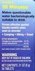 Potable Aqua Iodine Germicidal Water Purification 50-tablets Bottle Camp hike 