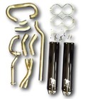 Empire Industries Black Dual Full Exhaust System Kawasaki Brute Force 650 750