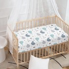 Fitted Crib Sheet Whale Sea Animal Baby Bedding Standard Toddler 52x28x8in