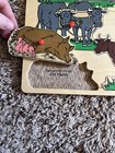 Conner Prairie Branded Wooden Farm Animal Peg Puzzle 6 Pieces