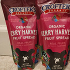 Lot Of 3 Crofter s Organic Fruit Spread Berry Harvest Squeezeable Pouch -60 Serv