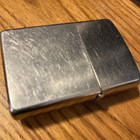 Harley Davidson Zippo Lighter With Star Logo Medallion   Estate Item