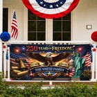 Custom Family Name Usa Anniversary Banner