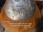 Nasa Apollo 11  Wall Plaque Armstrong Aldrin Collins 1969 Signed  andrew Allen  