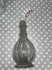 4 Section Liquor Wine Bottle Decanter Made In France With Cork Stoppers Crystal