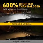For Ford Taurus 2013-2019 Edge 2011-2014 High Low Beam Bright 9012 Led Headlight