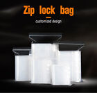 Clear Reclosable Seal Bag Plastic Poly Zipper Bags Jewelry Zipper Baggie 2mil